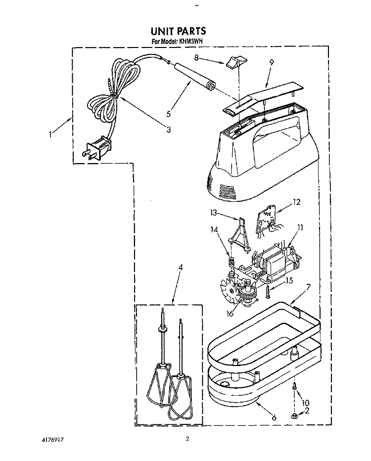 How To Fix Kitchenaid Khm3 Hand Mixer